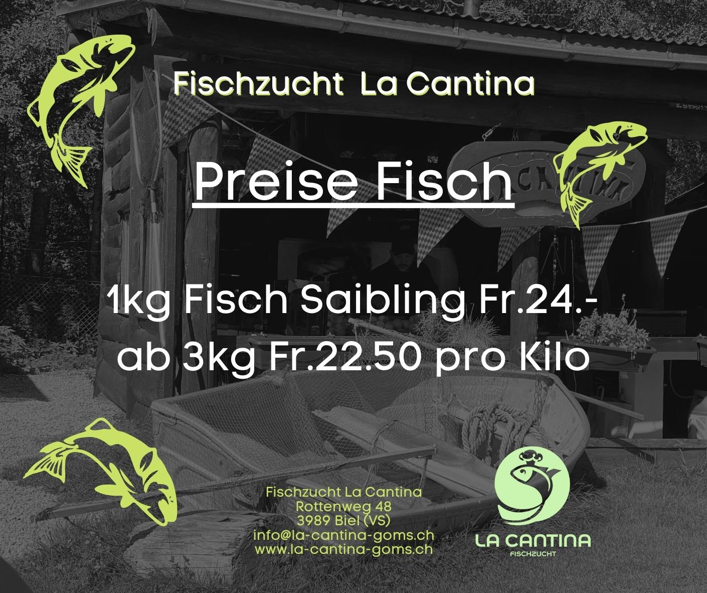 Angel Preisliste Fischzucht La Cantina